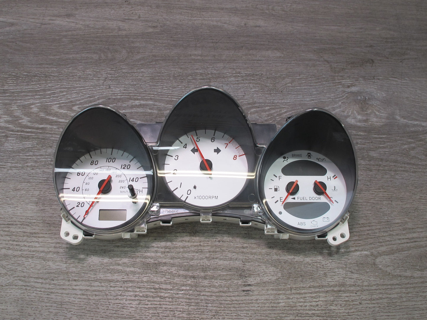 01-02 Toyota MR2 Spyder ZZW30L M/T Instrument Cluster Gauge Speedometer OEM