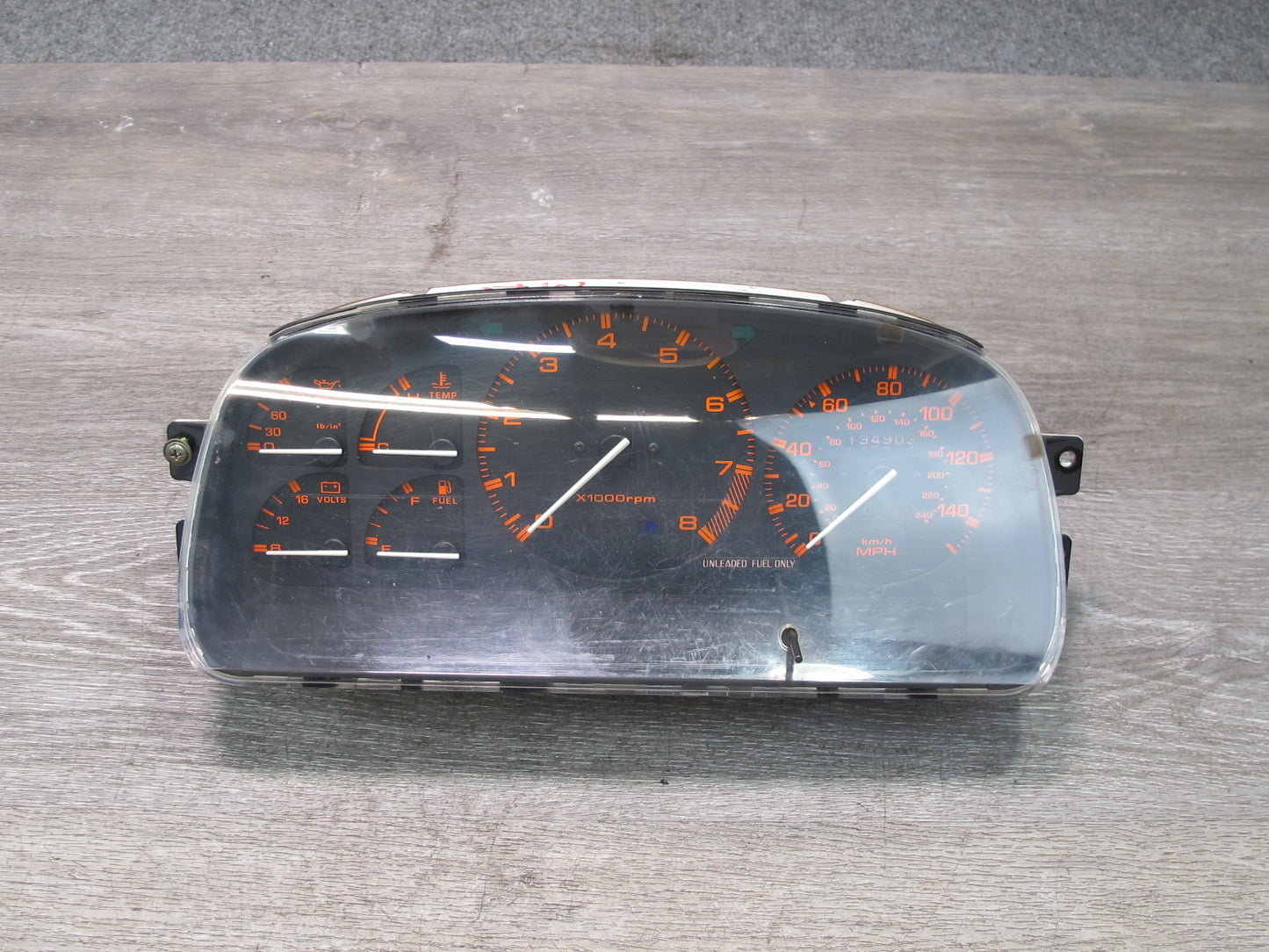 86-88 Mazda RX7 FC3S M/T NON Turbo Instrument Cluster Gauge Speedometer OEM
