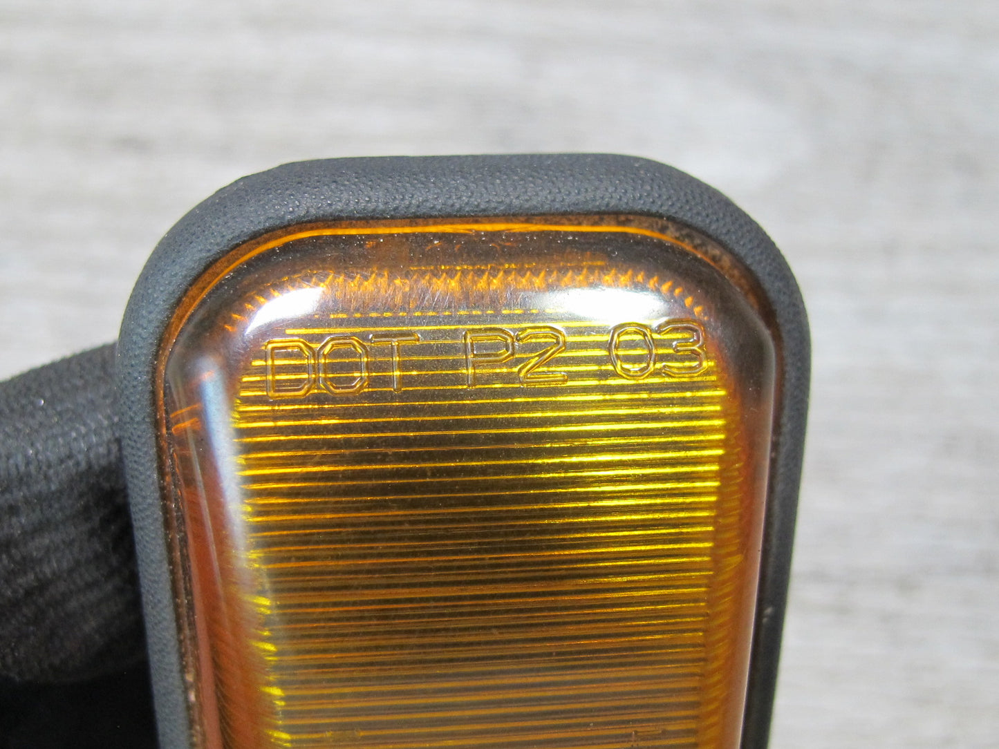 2003-2009 Hummer H2 Front Upper Clearance Marker Orange Light Lamp Set of 3