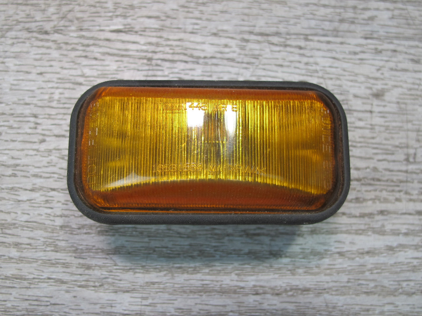2003-2009 Hummer H2 Front Upper Clearance Marker Orange Light Lamp Set of 3