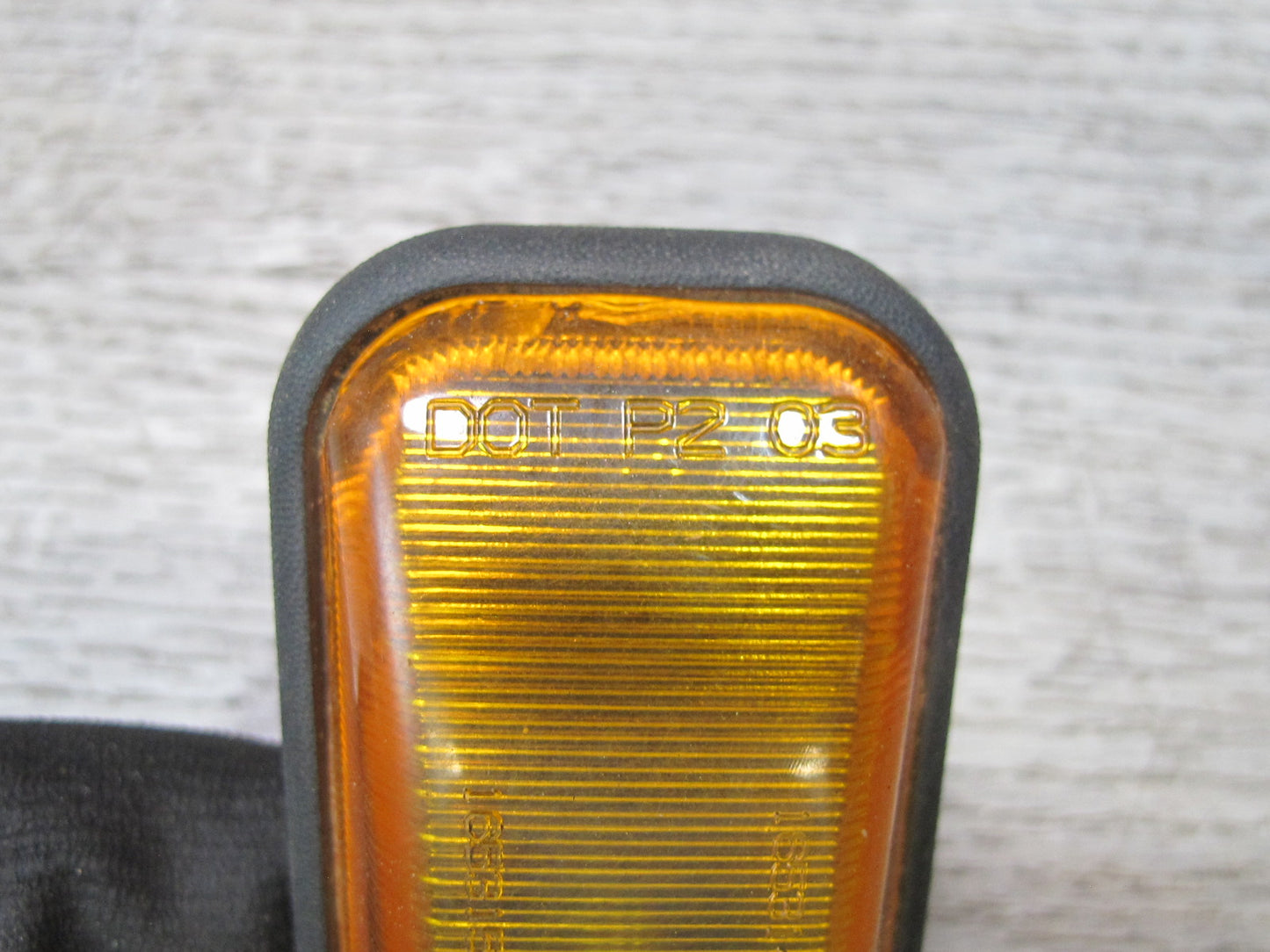 2003-2009 Hummer H2 Front Upper Clearance Marker Orange Light Lamp Set of 3