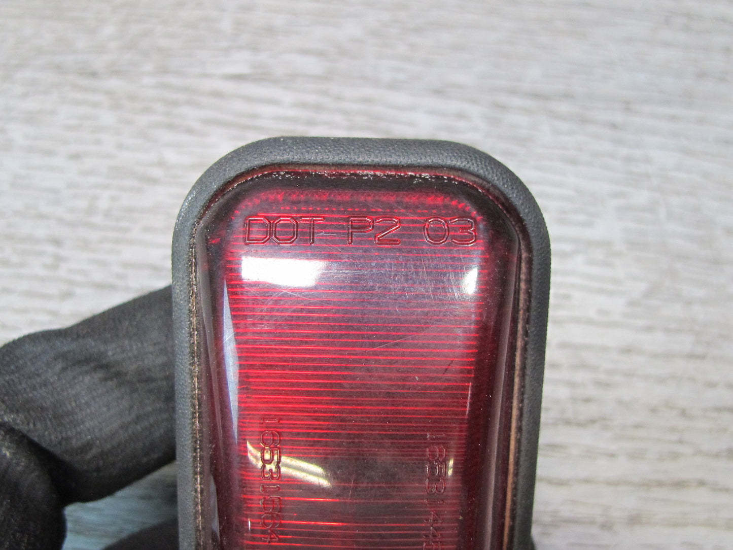 2003-2009 Hummer H2 Rear Upper Clearance Marker Orange Light Lamp Set of 3