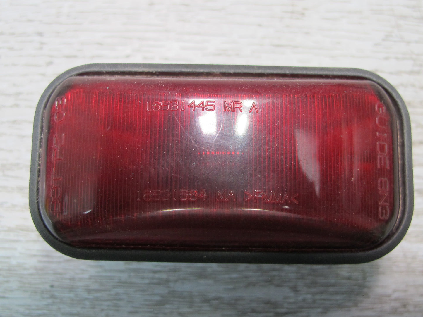2003-2009 Hummer H2 Rear Upper Clearance Marker Orange Light Lamp Set of 3