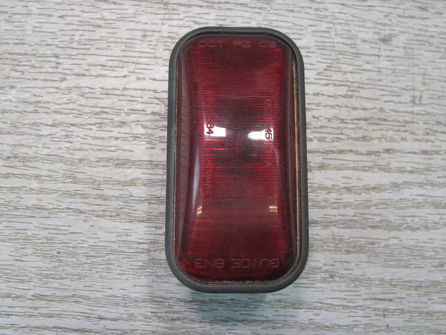 2003-2009 Hummer H2 Rear Upper Clearance Marker Orange Light Lamp Set of 3