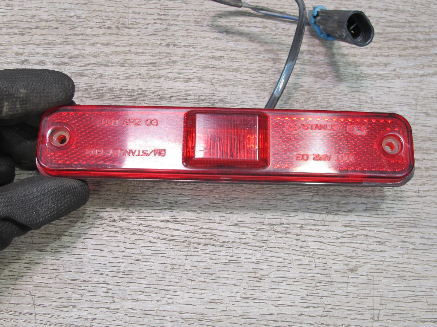 2003-2009 Hummer H2 Rear Left & Right Side Quarter Panel Marker Lamp Light Set