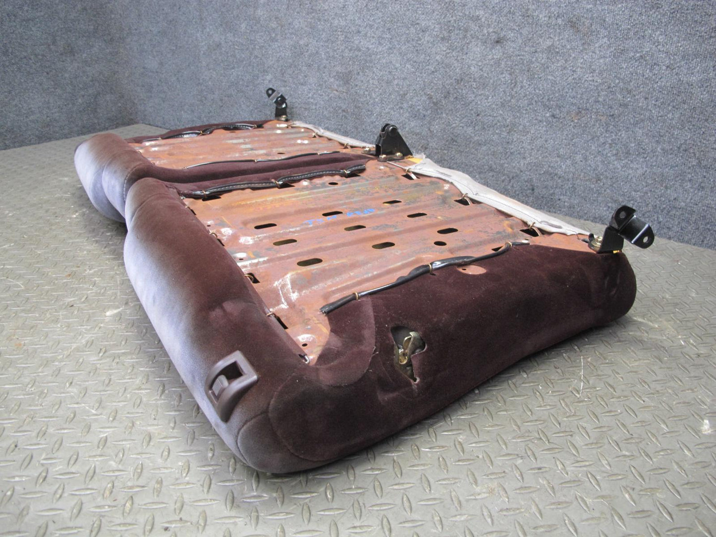 89-92 Toyota Supra MK3 Front & Rear Complete Cloth Seat Set Maroon OEM