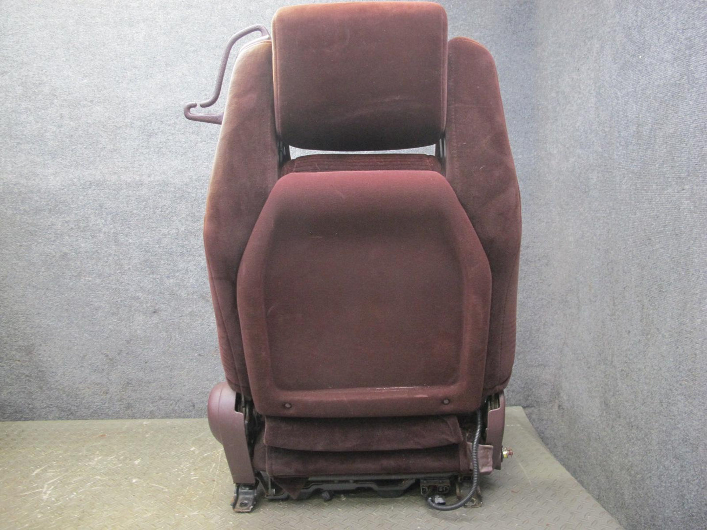 89-92 Toyota Supra MK3 Front & Rear Complete Cloth Seat Set Maroon OEM