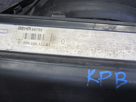 1997-2004 Porsche Boxster 986 Right Engine Radiator Fan Condenser Shroud Assy