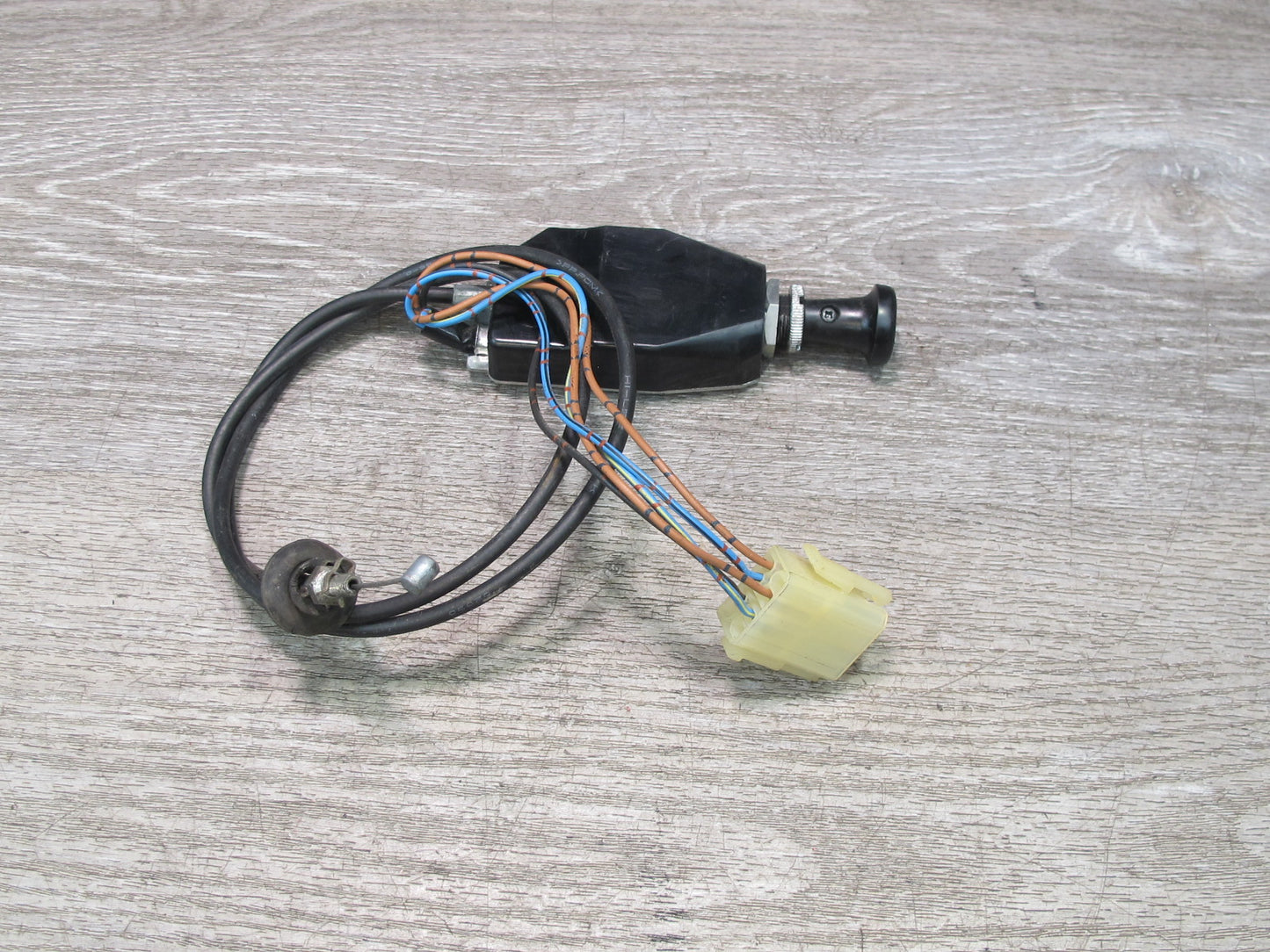84-85 Mazda RX7 FB 12A Manual Choke Control Switch w Cable & Wiring OEM