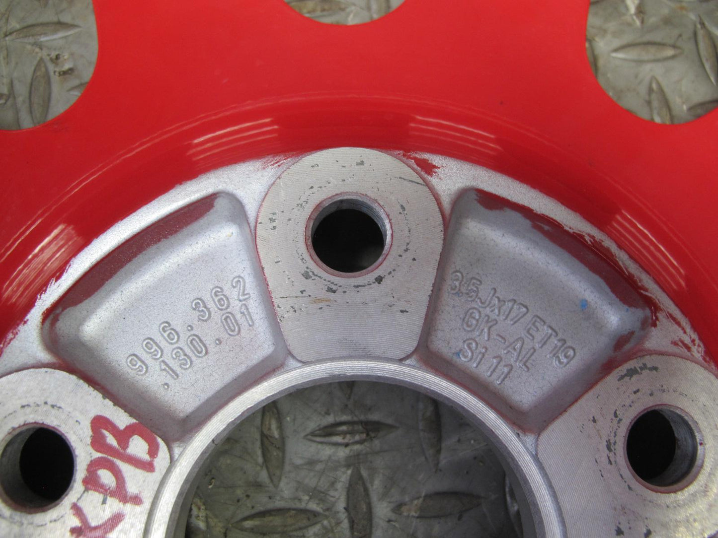 97-04 Porsche Boxster 986 Emergency Spare Tire Wheel 17x3.5 ET19 Conti 105/95