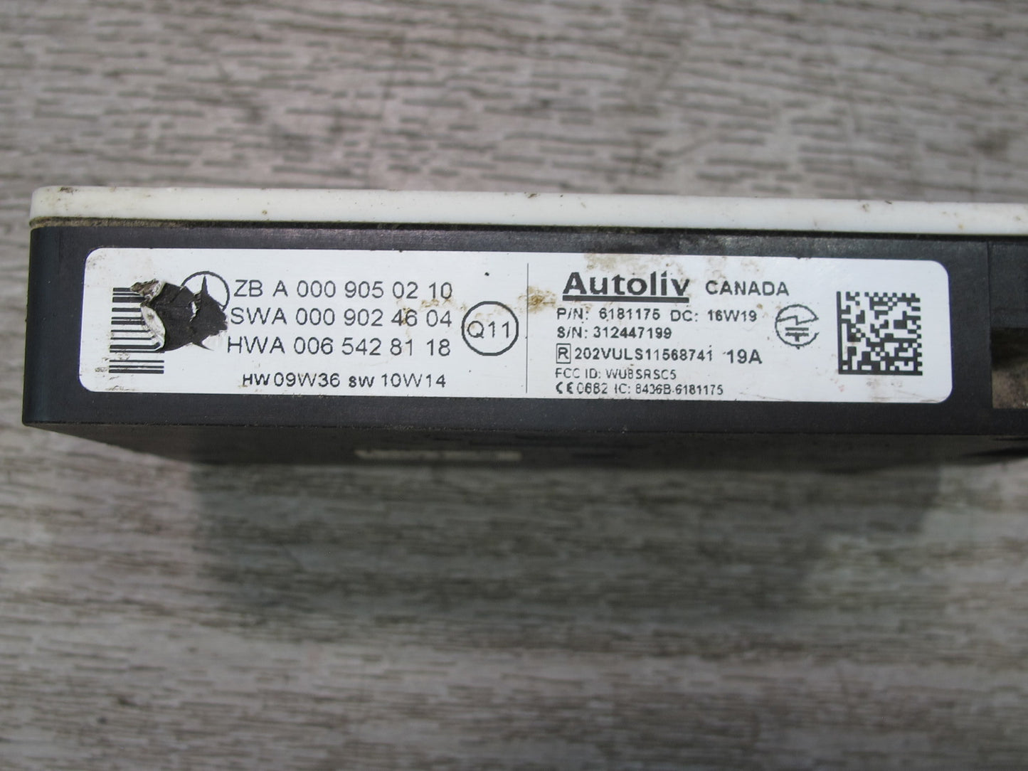 12-15 Mercedes X166 W166 GL Ml-class Rear Blind Spot Radar Sensor Module OEM