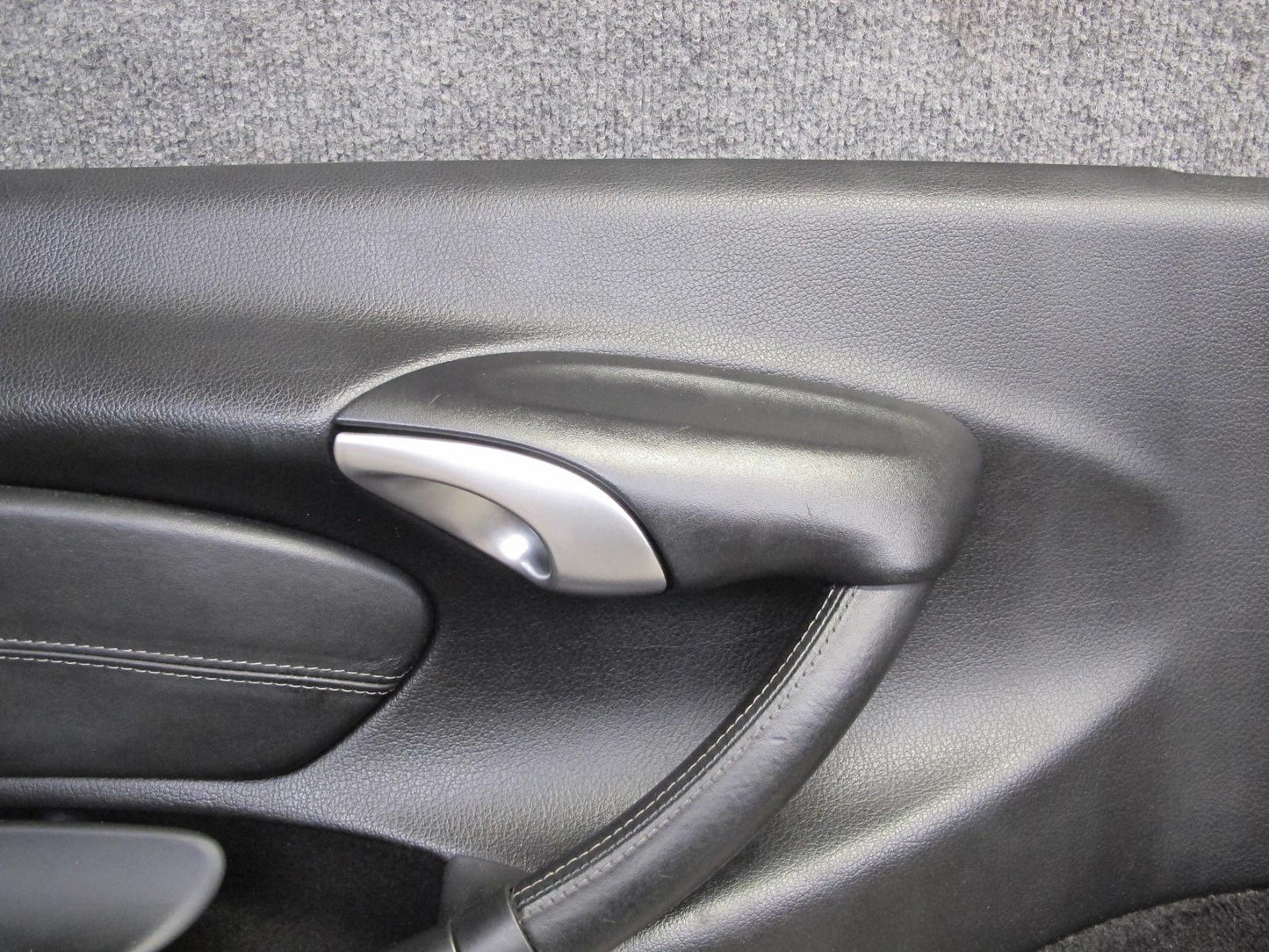 2003-2004 Porsche Boxster 986 Left & Right Side Interior Door Panel Black Set