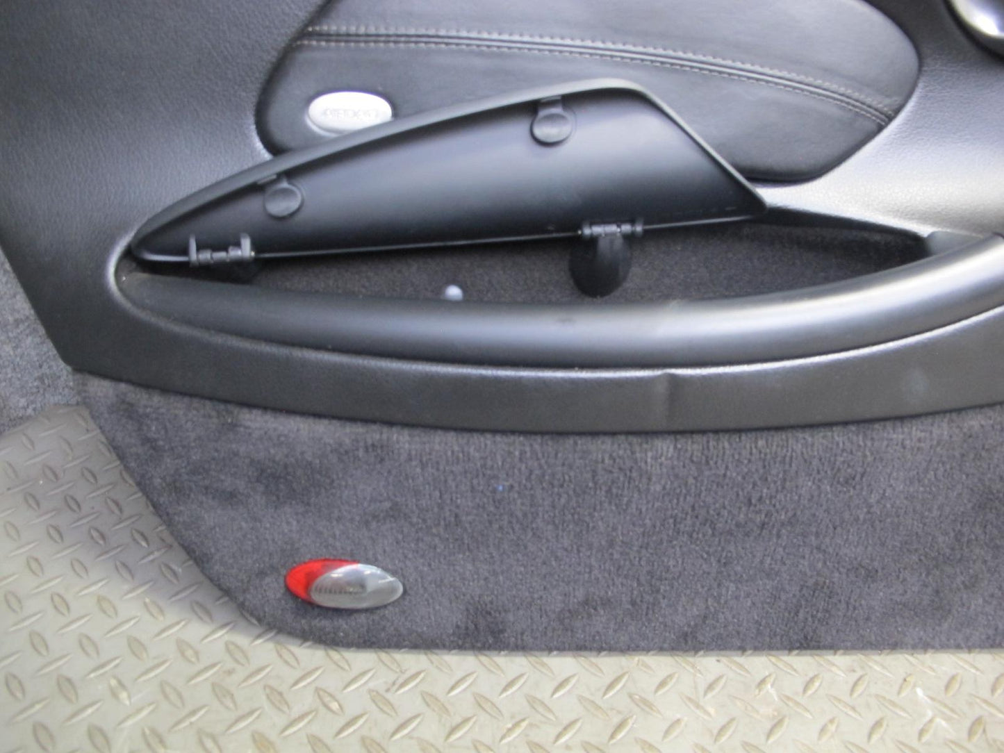 2003-2004 Porsche Boxster 986 Left & Right Side Interior Door Panel Black Set