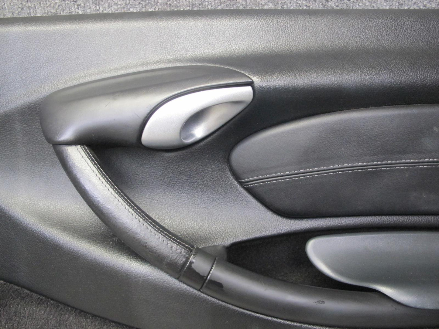 2003-2004 Porsche Boxster 986 Left & Right Side Interior Door Panel Black Set