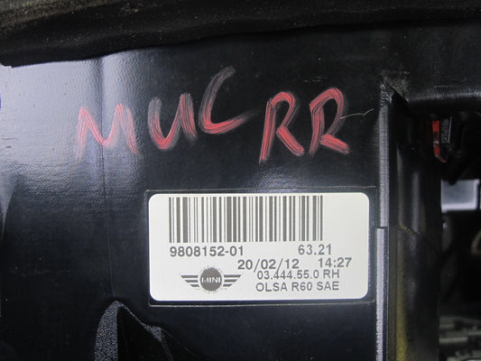 11-15 Mini Cooper R60 Countryman Set of 2 Rear Left & Right Tail Light Lamp OEM