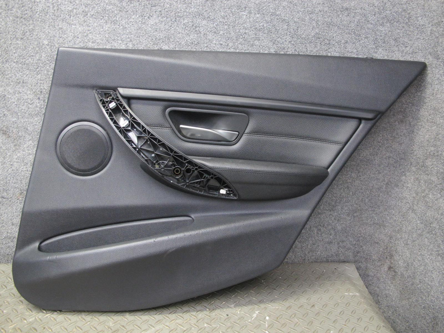 12-18 BMW F30 F31 3-SERIES Rear Door Interior Trim Cover Panel Set Black OEM