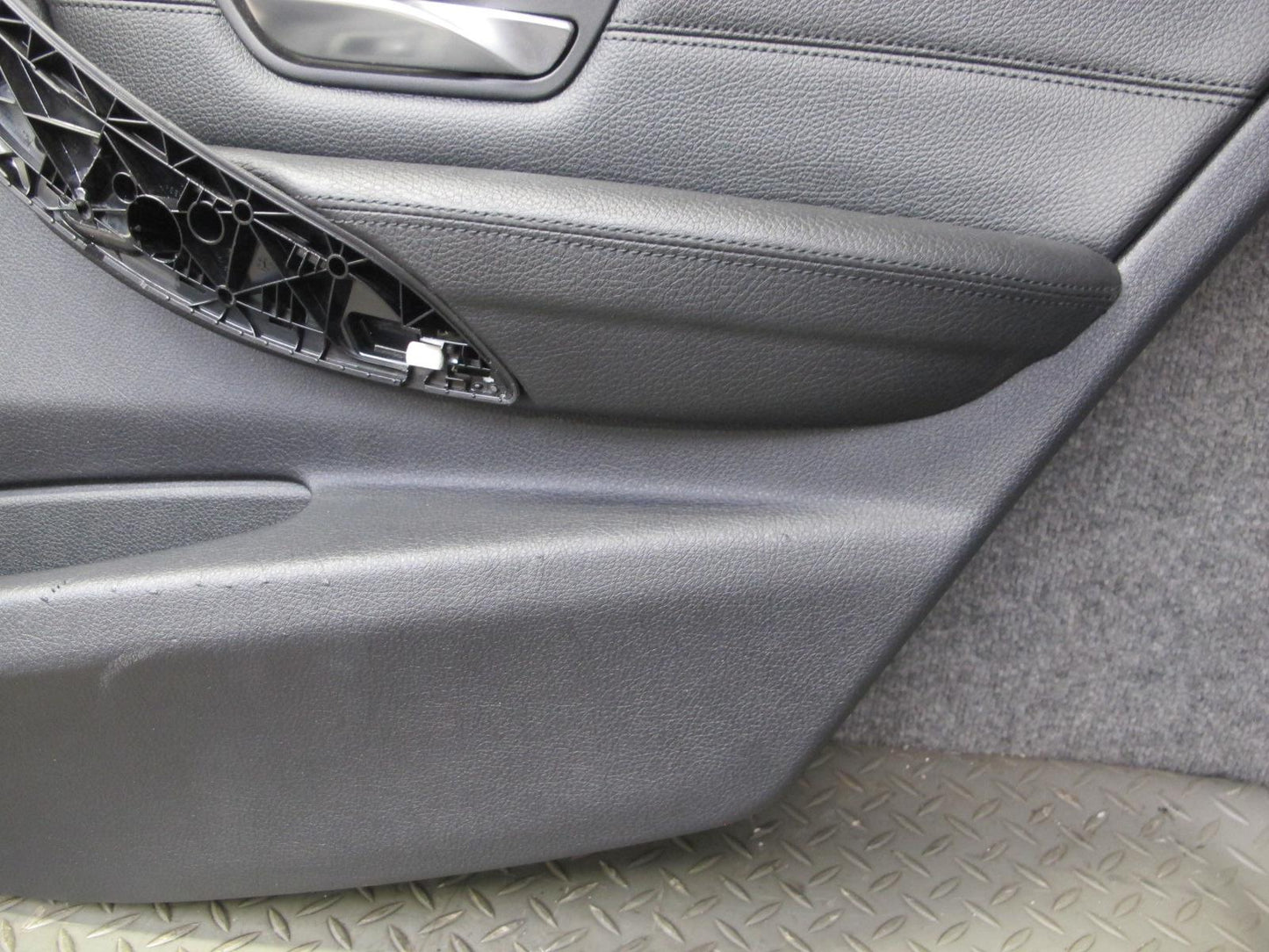 12-18 BMW F30 F31 3-SERIES Rear Door Interior Trim Cover Panel Set Black OEM
