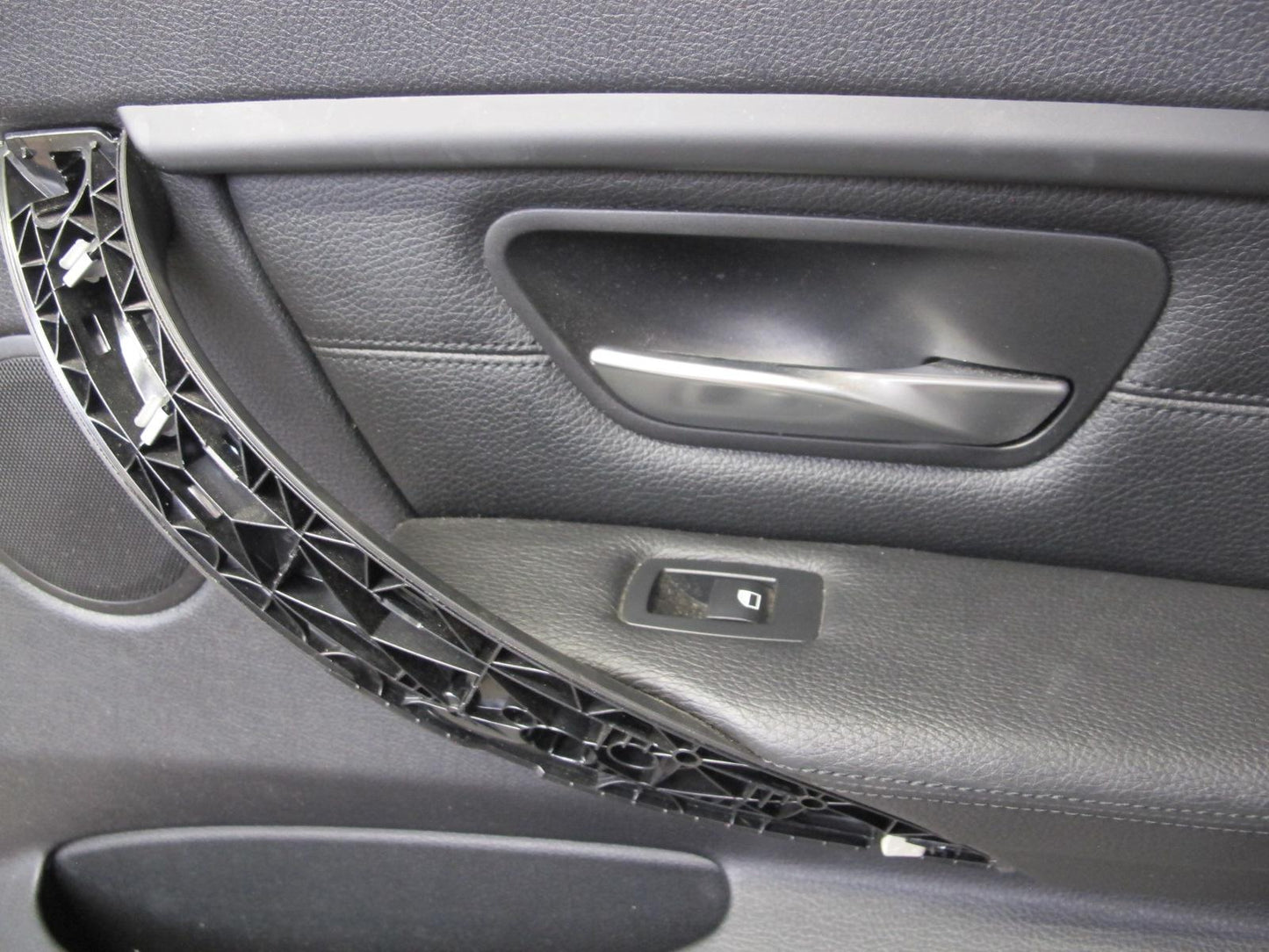 12-18 BMW F30 F31 3-SERIES Rear Door Interior Trim Cover Panel Set Black OEM