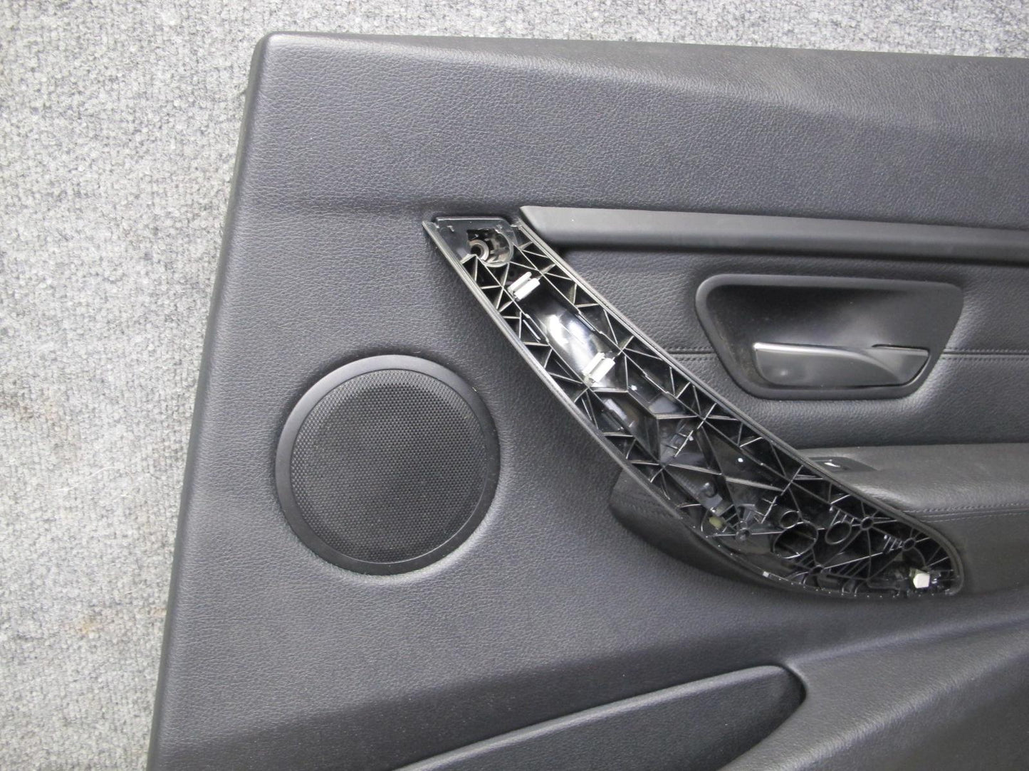 12-18 BMW F30 F31 3-SERIES Rear Door Interior Trim Cover Panel Set Black OEM