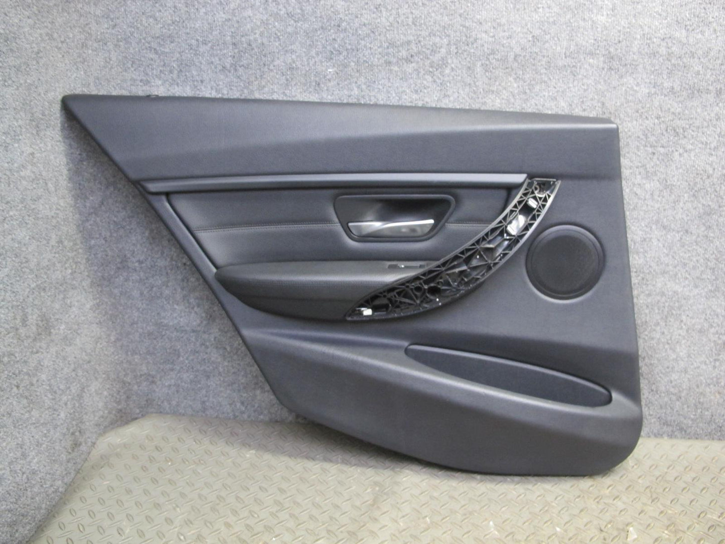 12-18 BMW F30 F31 3-SERIES Rear Door Interior Trim Cover Panel Set Black OEM