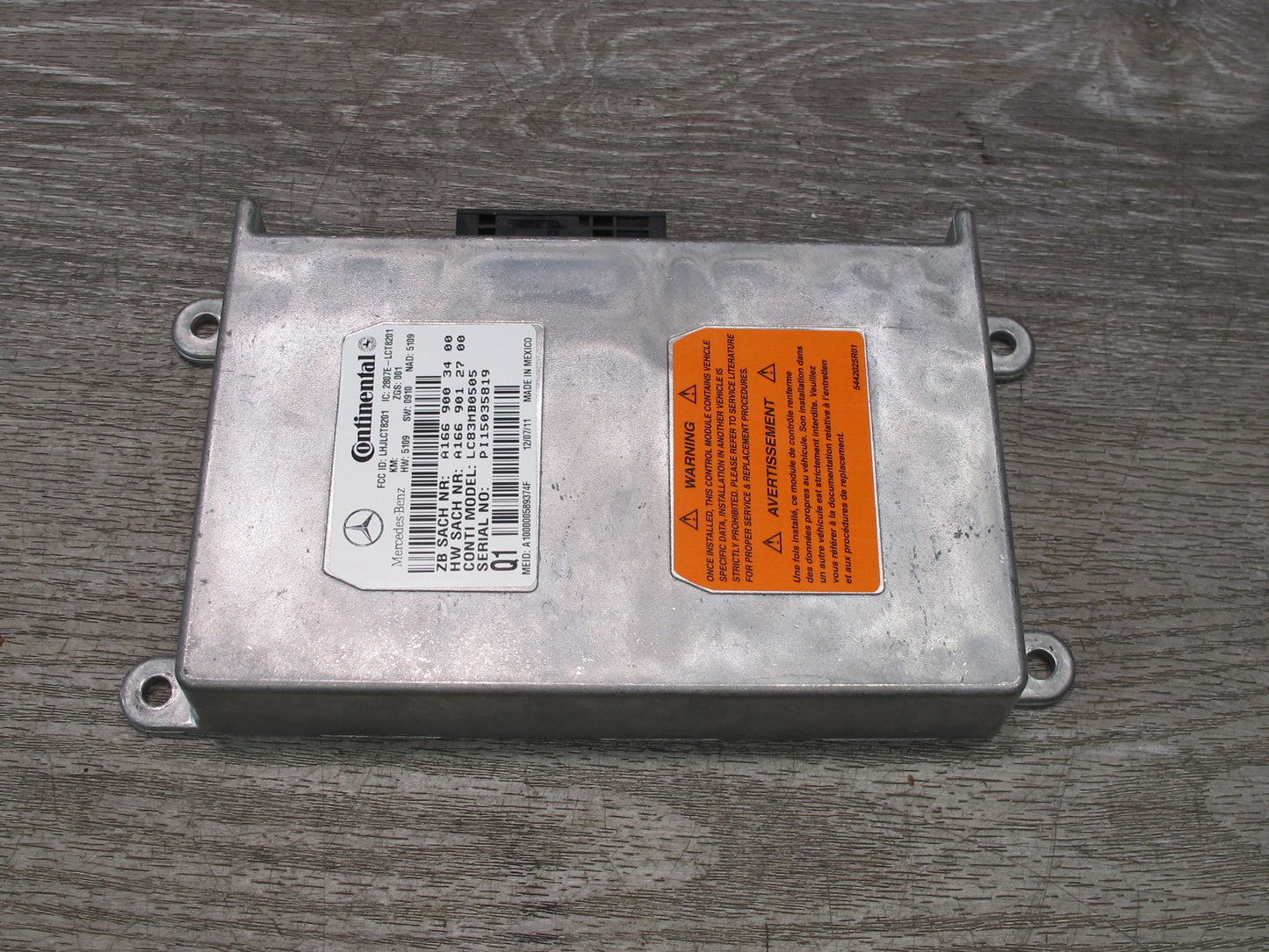 12-15 Mercedes W166 Ml-class Communication Voice Control Module 1669003400 OEM