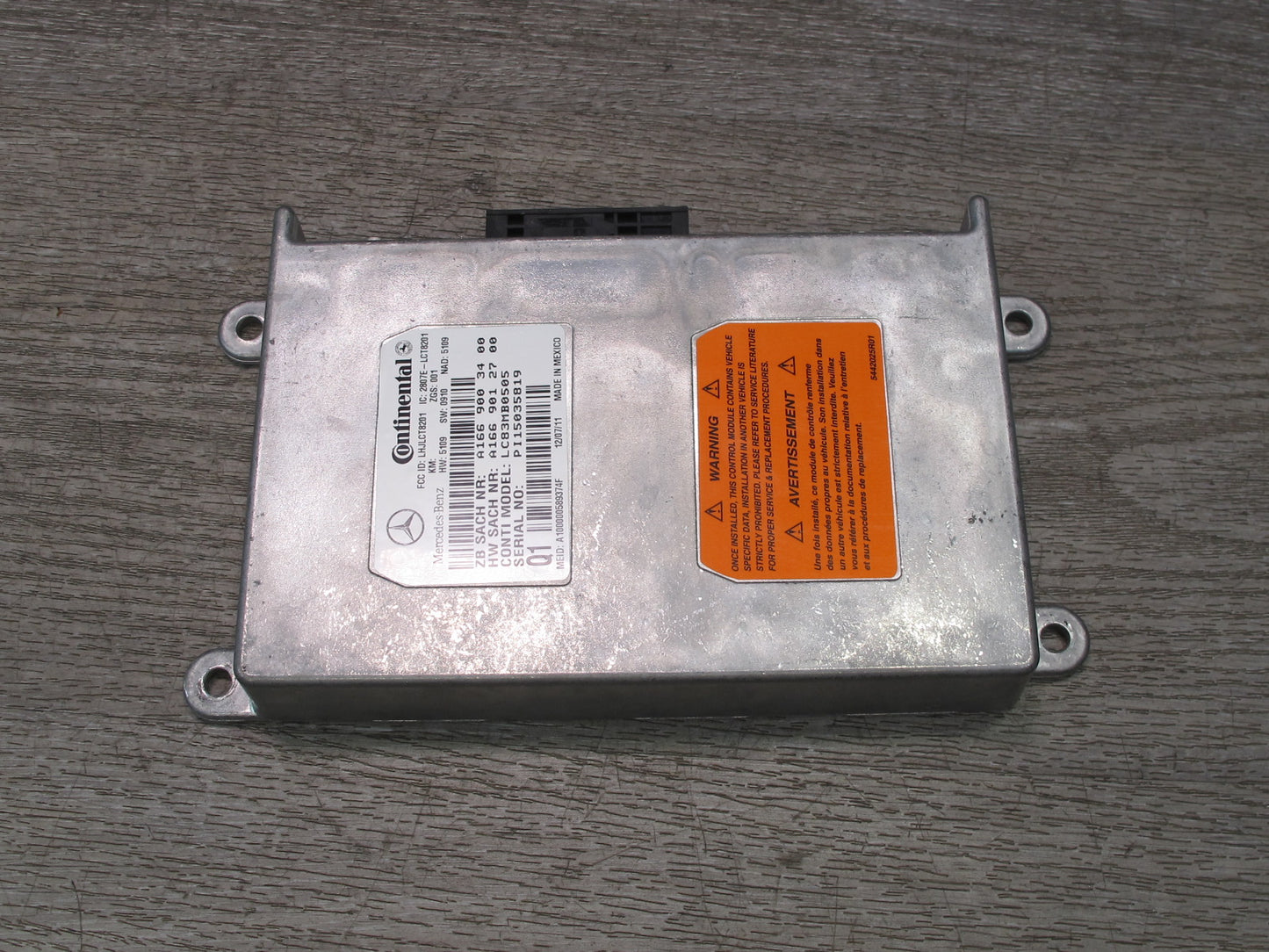 12-15 Mercedes W166 Ml-class Communication Voice Control Module 1669003400 OEM