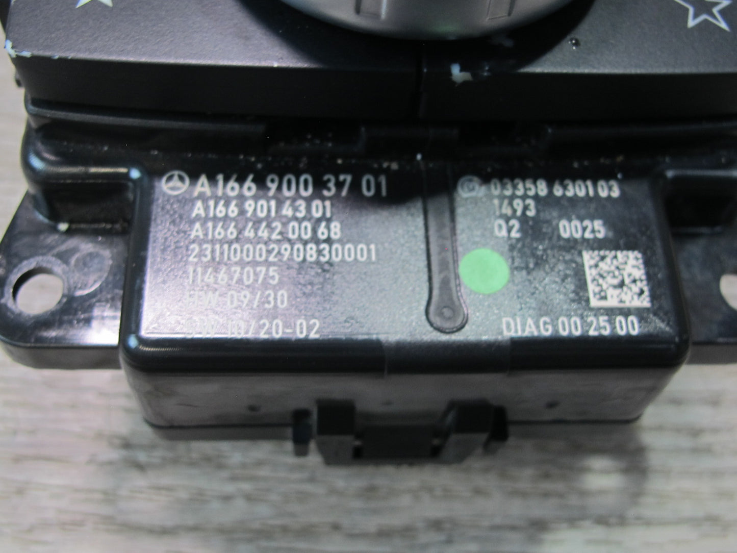 12-15 Mercedes W166 X166 GL ML Multimedia Navigation Control Knob Switch OEM
