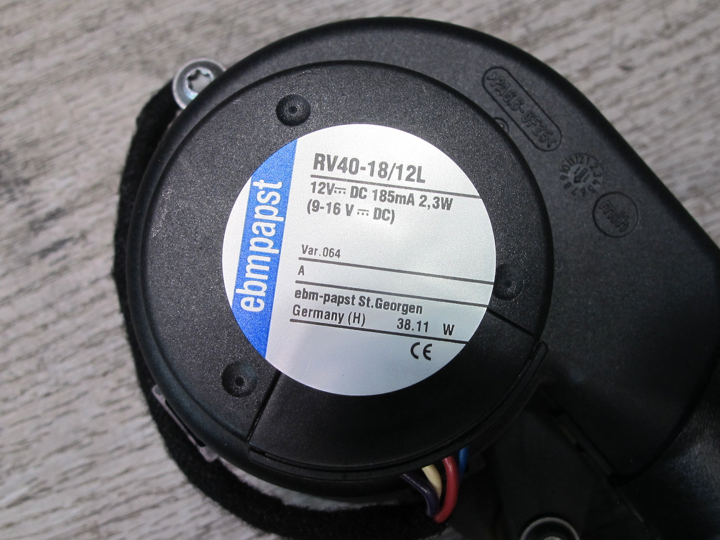 12-15 Mercedes X166 W166 GL ML Dash Display Screen Blower Fan w Air Duct OEM
