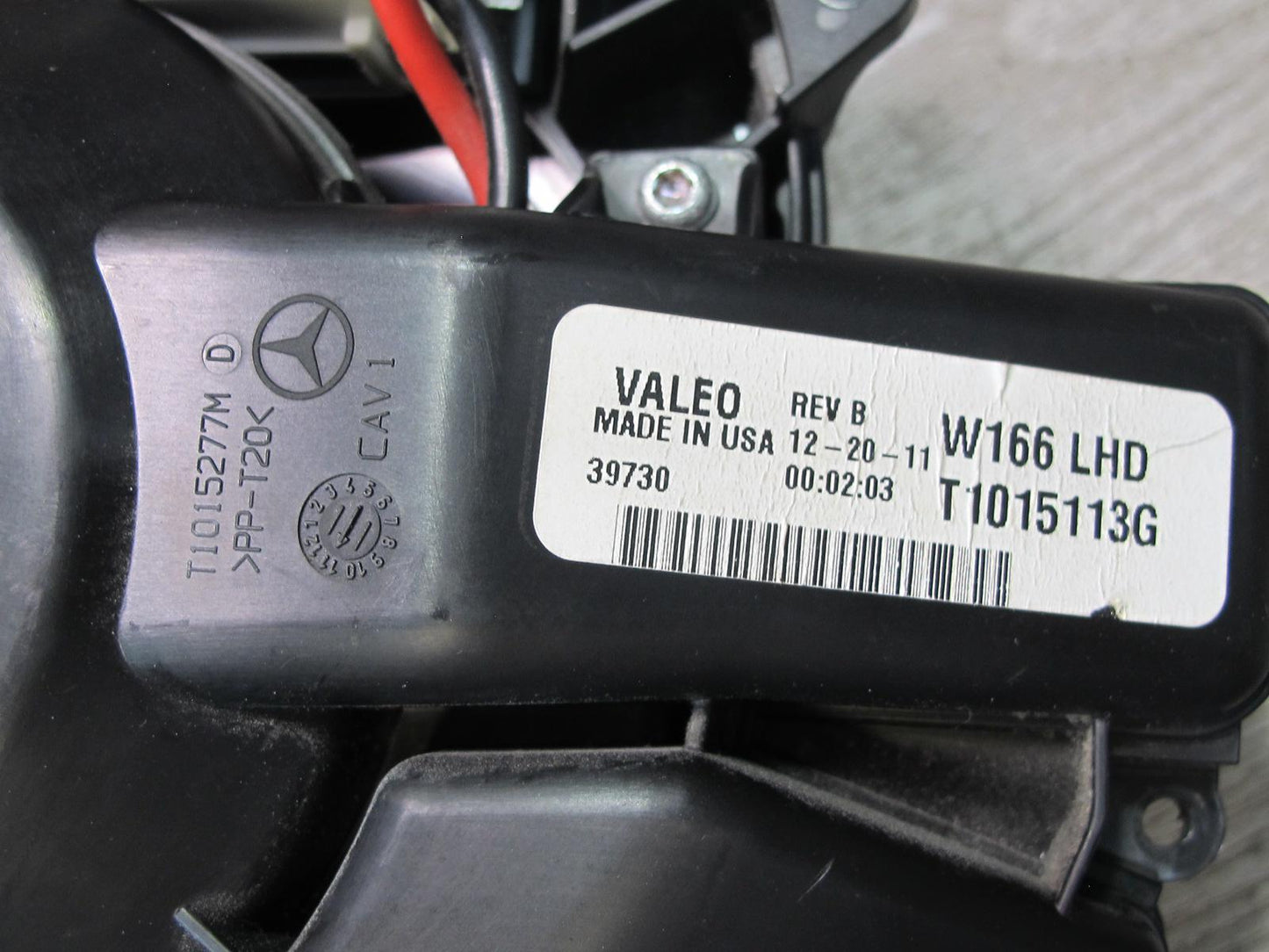 12-15 Mercedes W166 X166 GL ML A/C Heater Blower Motor Fan w Resistor OEM
