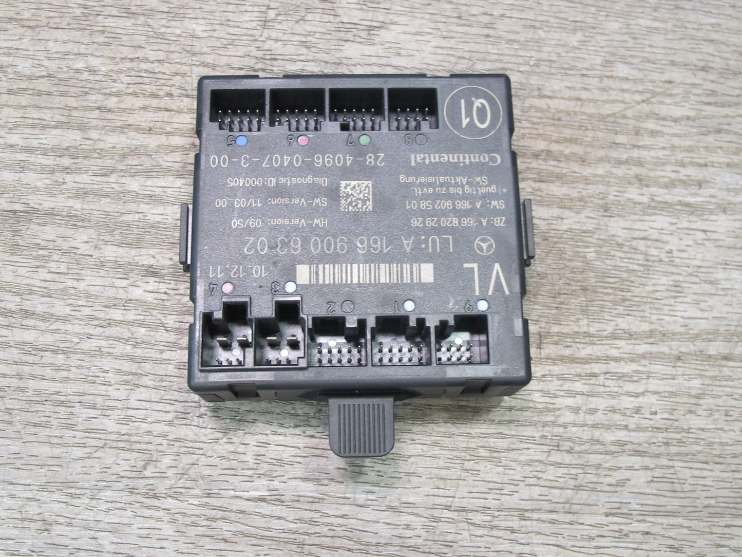 12-15 Mercedes X166 W166 GL Ml-class Front Left Driver Door Control Module OEM