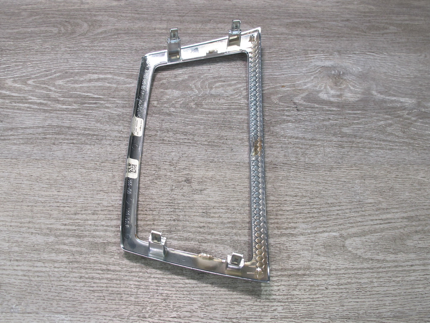 12-15 Mercedes W166 Ml-class Dash Front Center Radio Chrome Trim Bezel Panel OEM