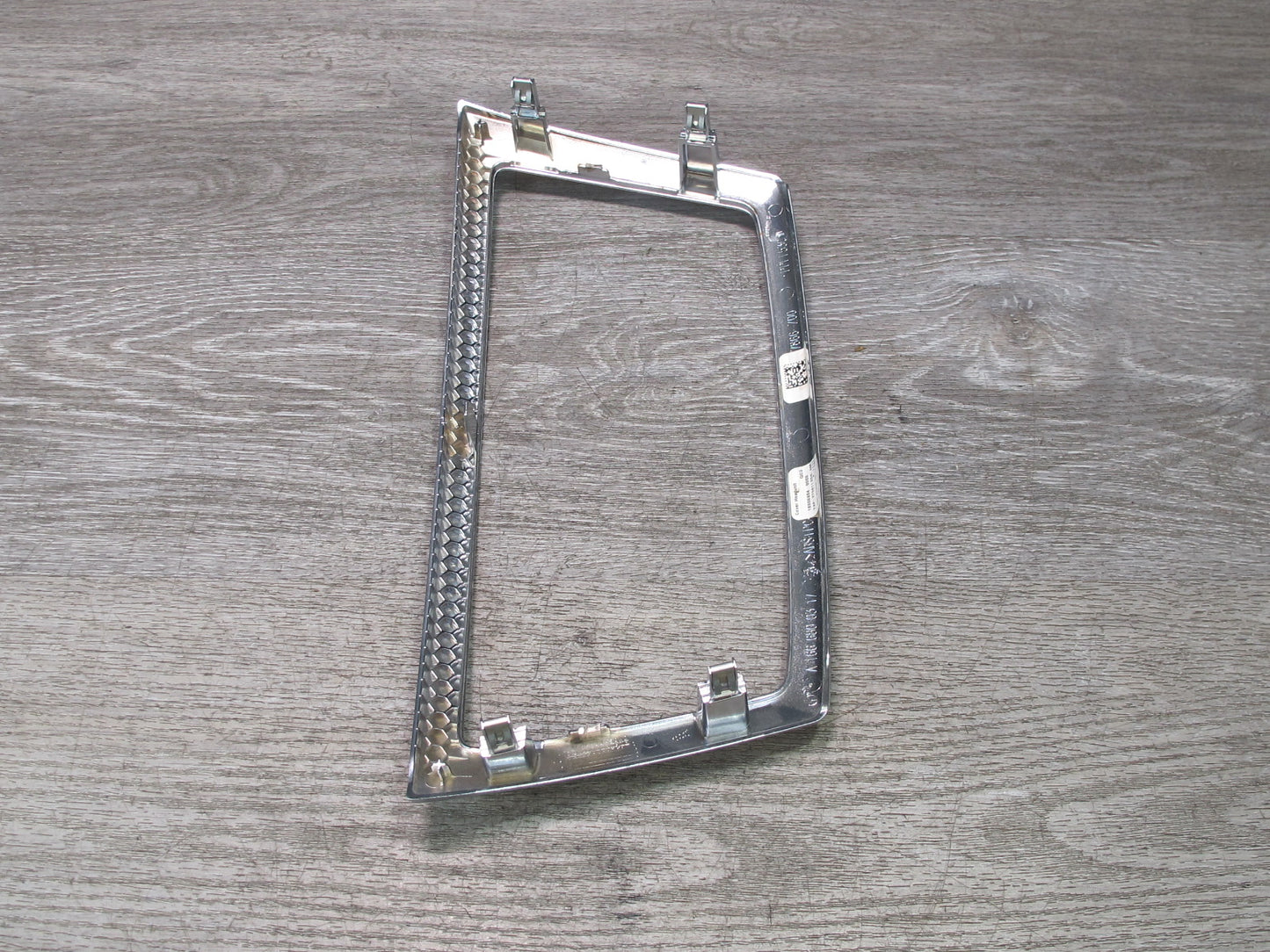 12-15 Mercedes W166 Ml-class Dash Front Center Radio Chrome Trim Bezel Panel OEM