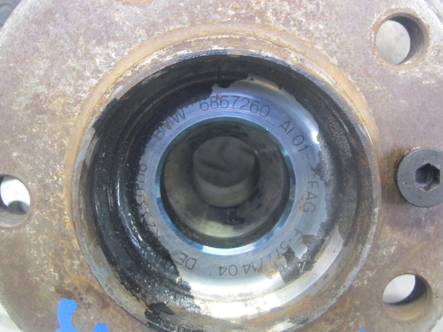 14-16 BMW F30 F31 F33 AWD Front Right Spindle Knuckle Wheel Hub Bearing OEM