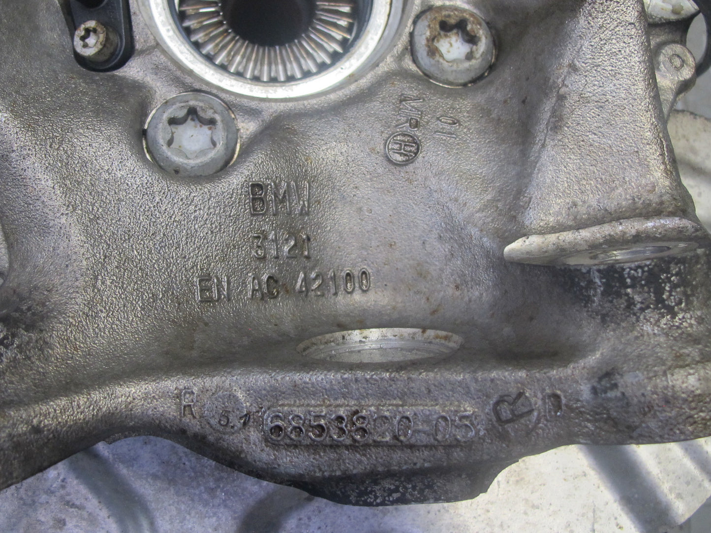 14-16 BMW F30 F31 F33 AWD Front Right Spindle Knuckle Wheel Hub Bearing OEM
