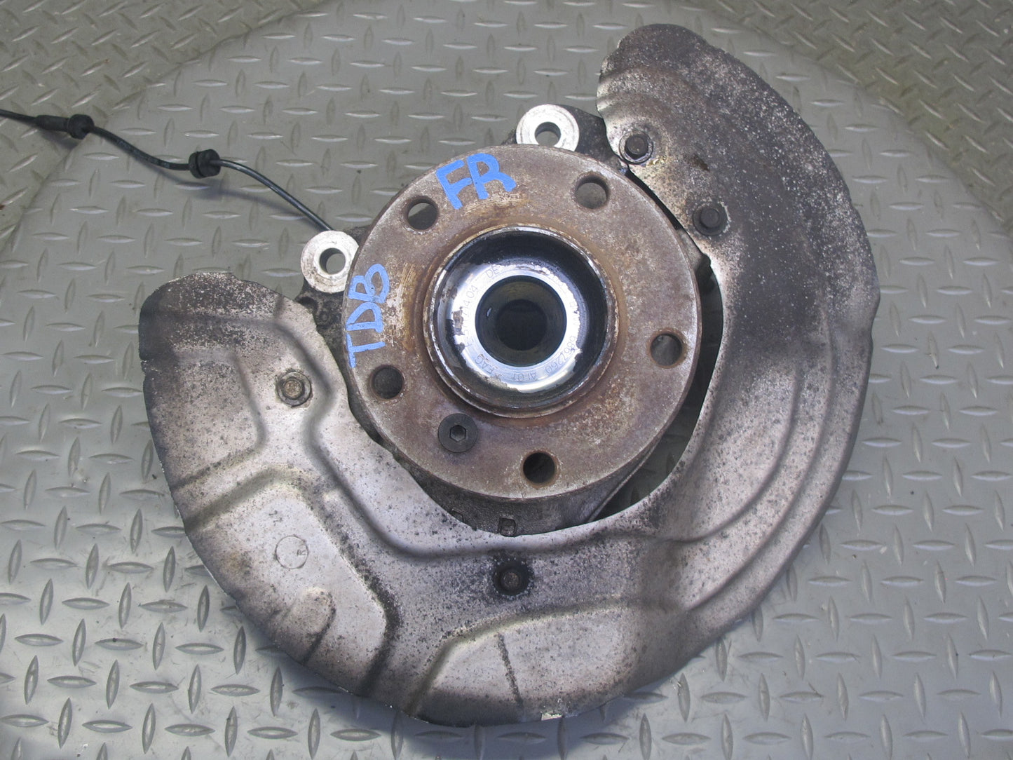 14-16 BMW F30 F31 F33 AWD Front Right Spindle Knuckle Wheel Hub Bearing OEM