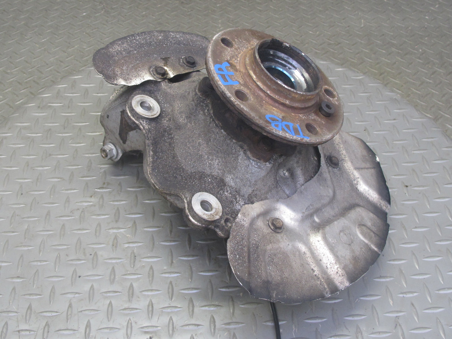 14-16 BMW F30 F31 F33 AWD Front Right Spindle Knuckle Wheel Hub Bearing OEM