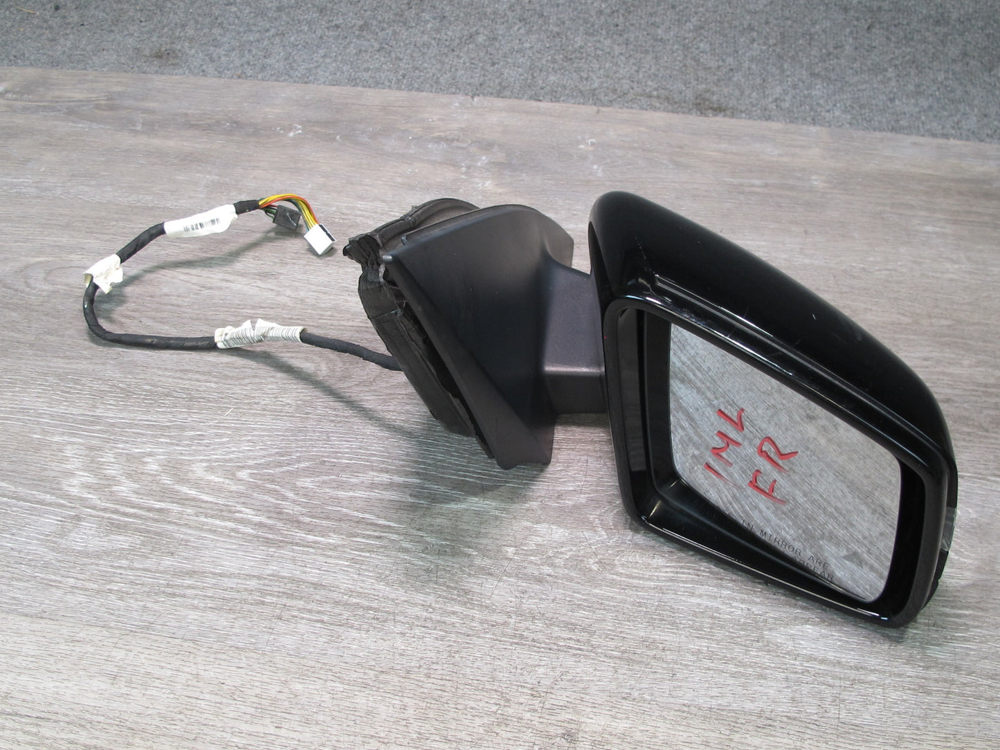 12-15 Mercedes X166 W166 GL ML Right Door Side View Mirror w Blind Spot OEM