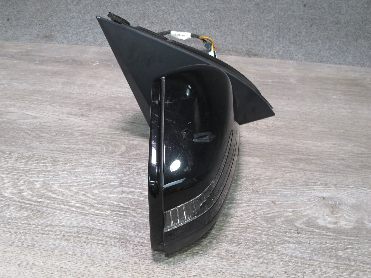 12-15 Mercedes X166 W166 GL ML Right Door Side View Mirror w Blind Spot OEM