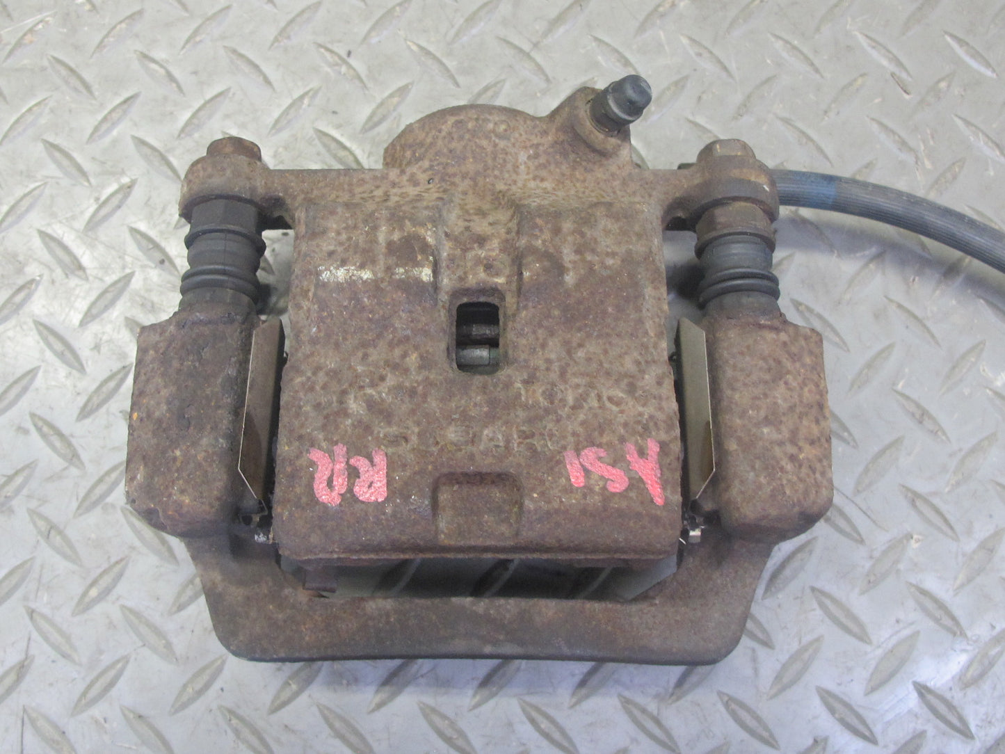 08-14 Subaru Impreza WRX 2.5L Turbo Set of 2 Rear Left & Right Brake Caliper OEM