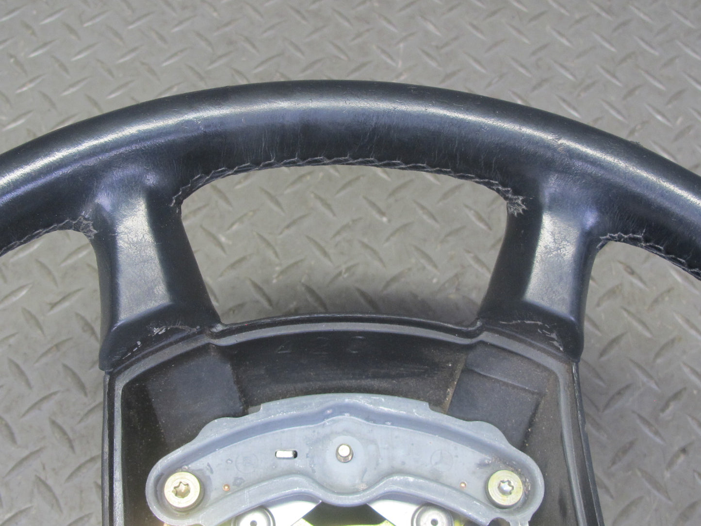 86-89 Mercedes R107 560SL Leather Steering Black OEM