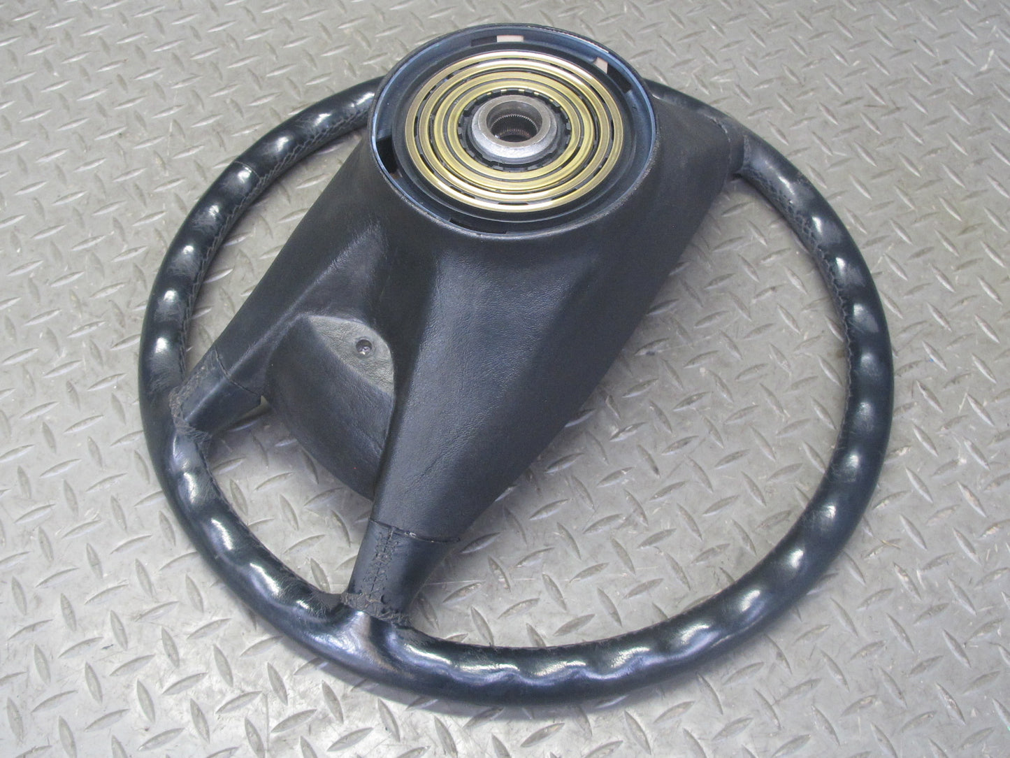 86-89 Mercedes R107 560SL Leather Steering Black OEM