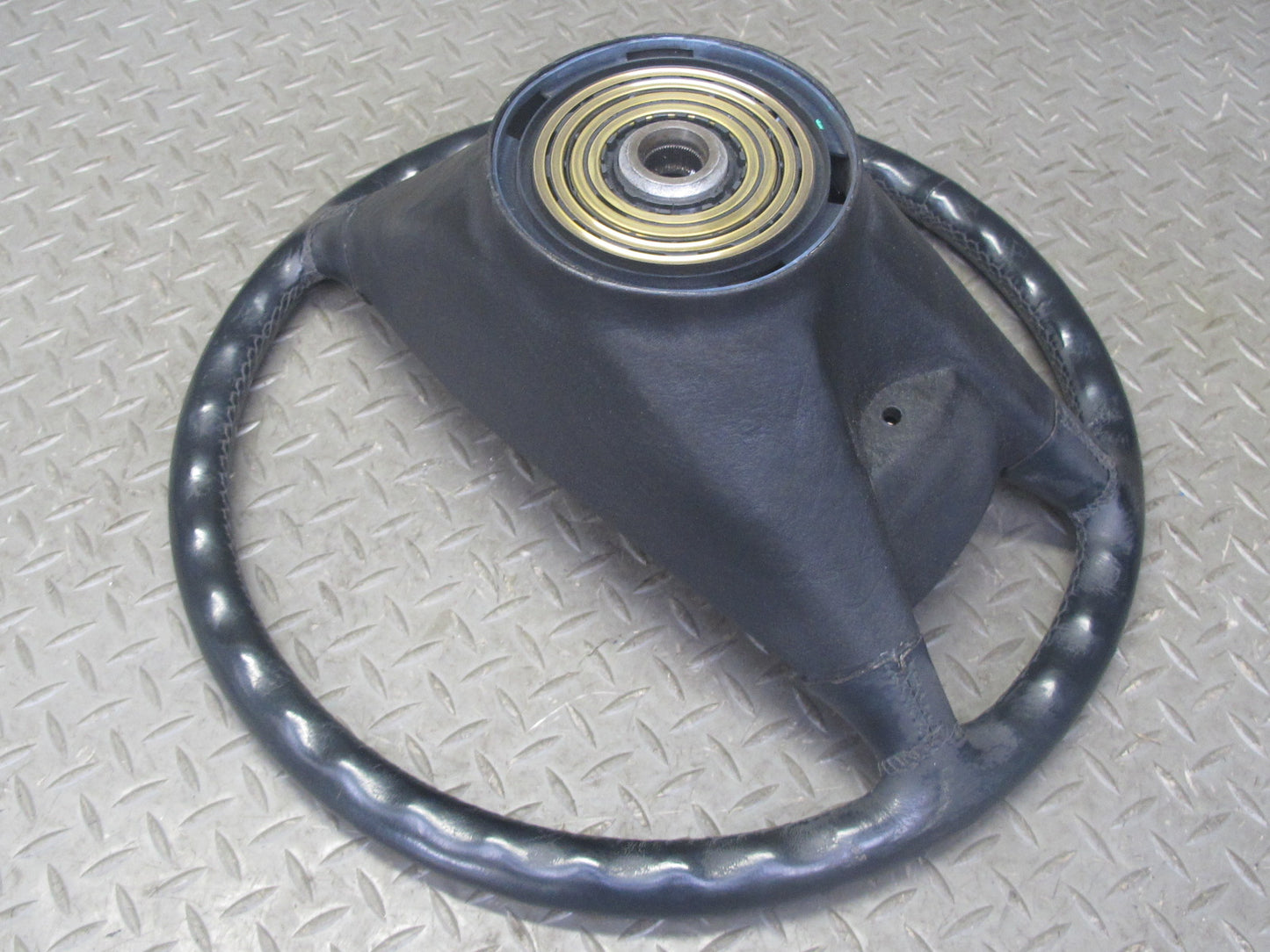86-89 Mercedes R107 560SL Leather Steering Black OEM