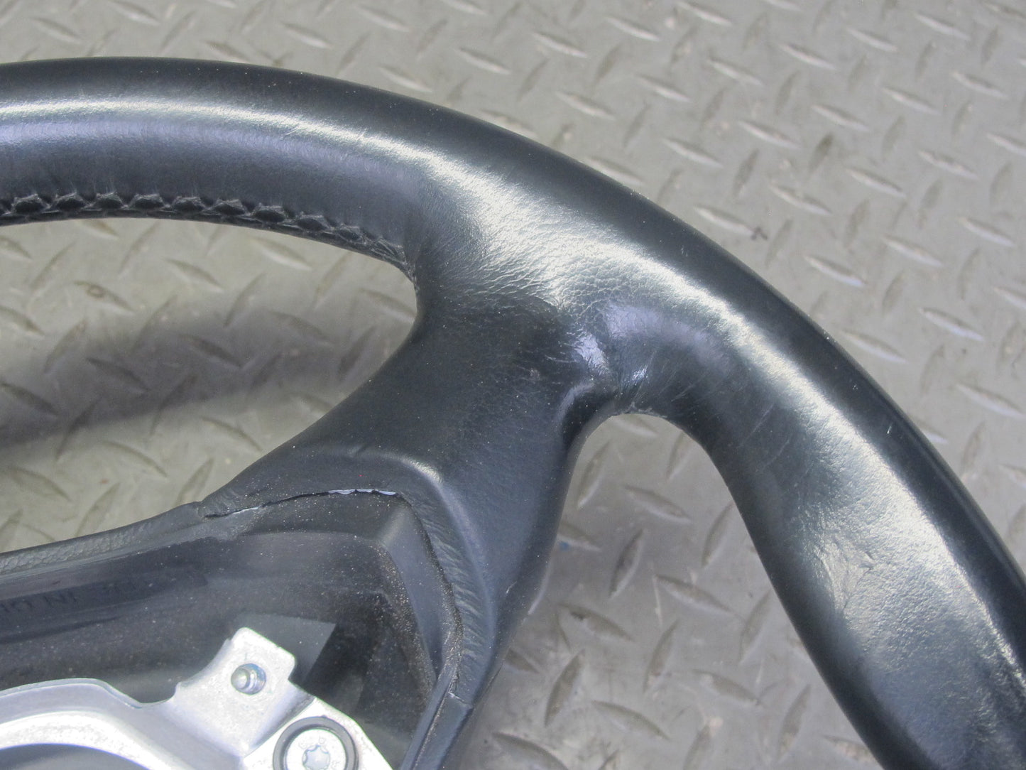 2000-2004 Porsche Boxster 986 M/T 3-SPOKE Driver Steering Leather Black