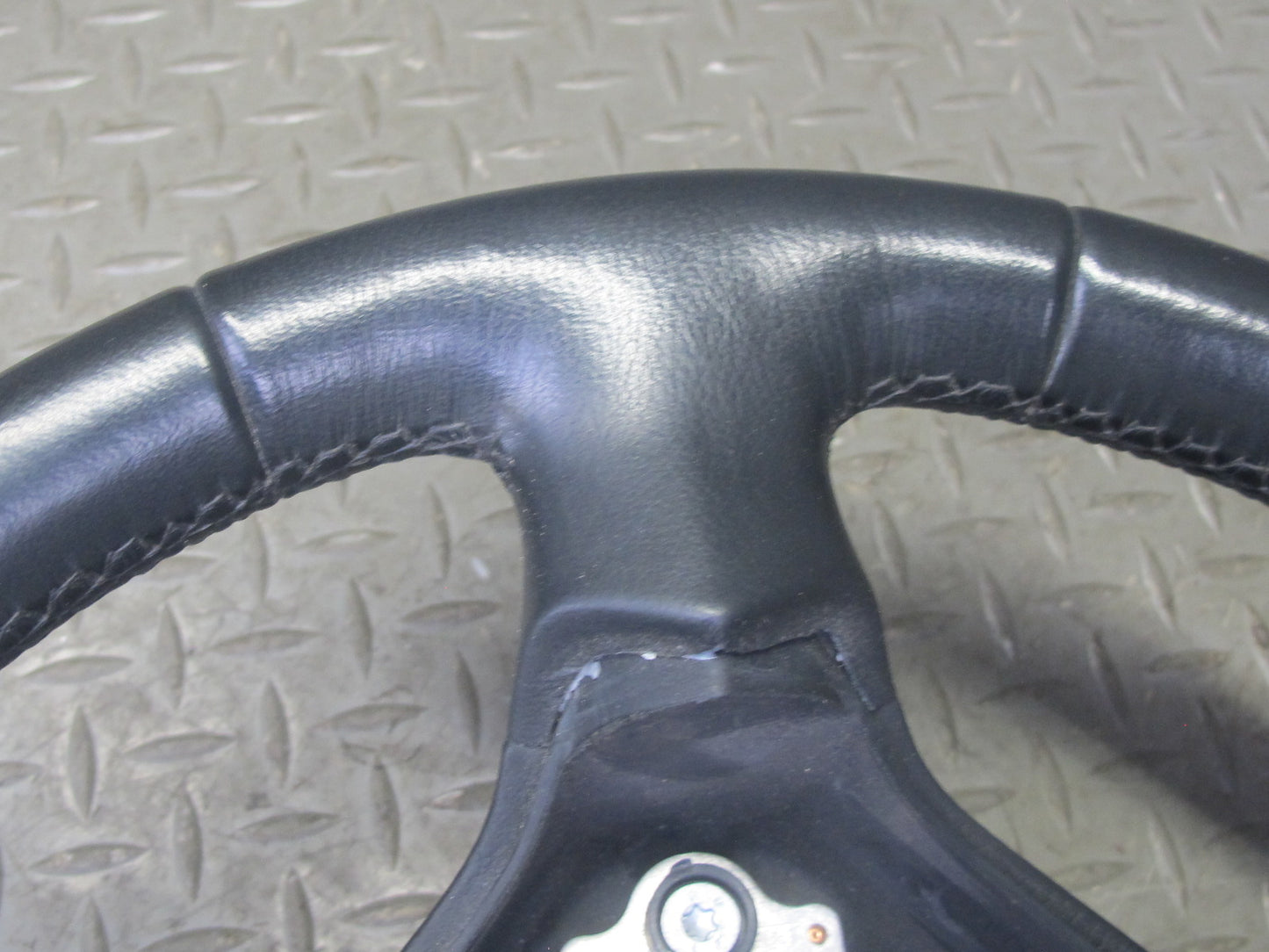 2000-2004 Porsche Boxster 986 M/T 3-SPOKE Driver Steering Leather Black