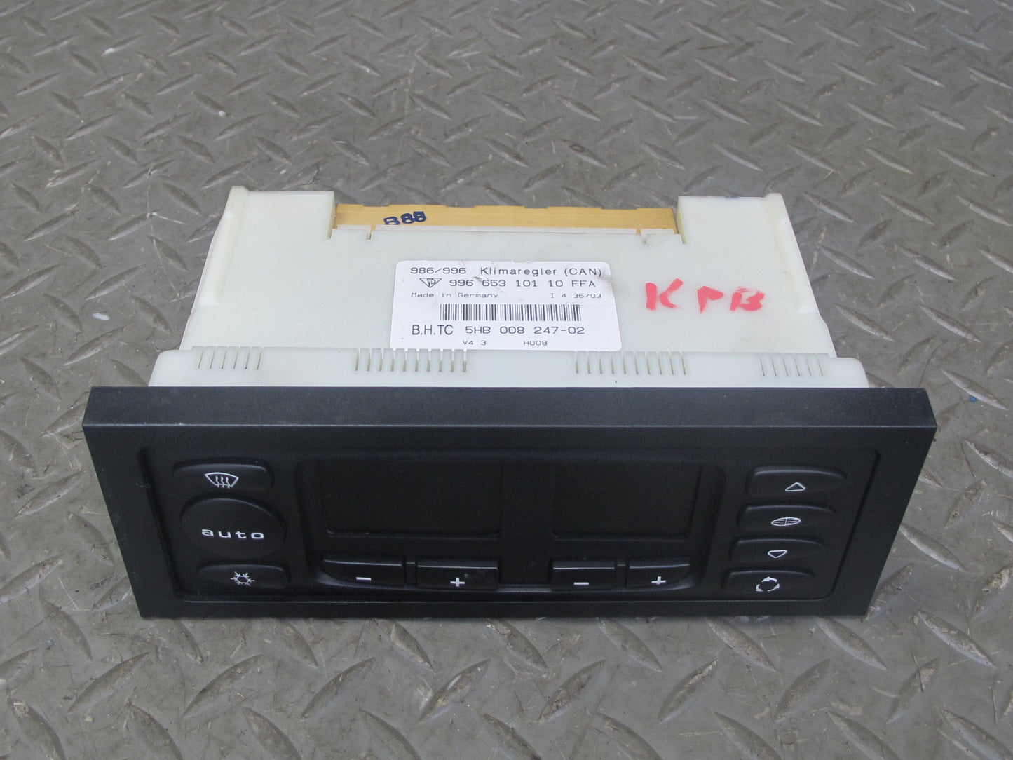 2003-2004 Porsche Boxster 986 A/C Hvac Heater Temperature Climate Control Unit
