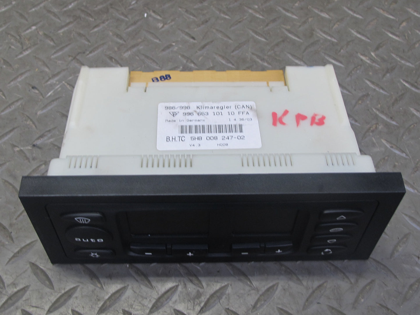 2003-2004 Porsche Boxster 986 A/C Hvac Heater Temperature Climate Control Unit