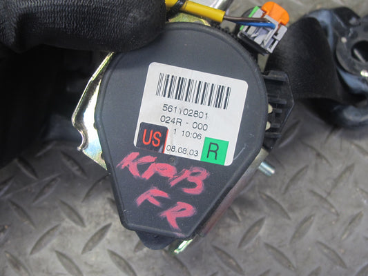 02-04 PORSCHE BOXSTER 986 FRONT LEFT & RIGHT SIDE SEATBELT RETRACTOR SET OEM