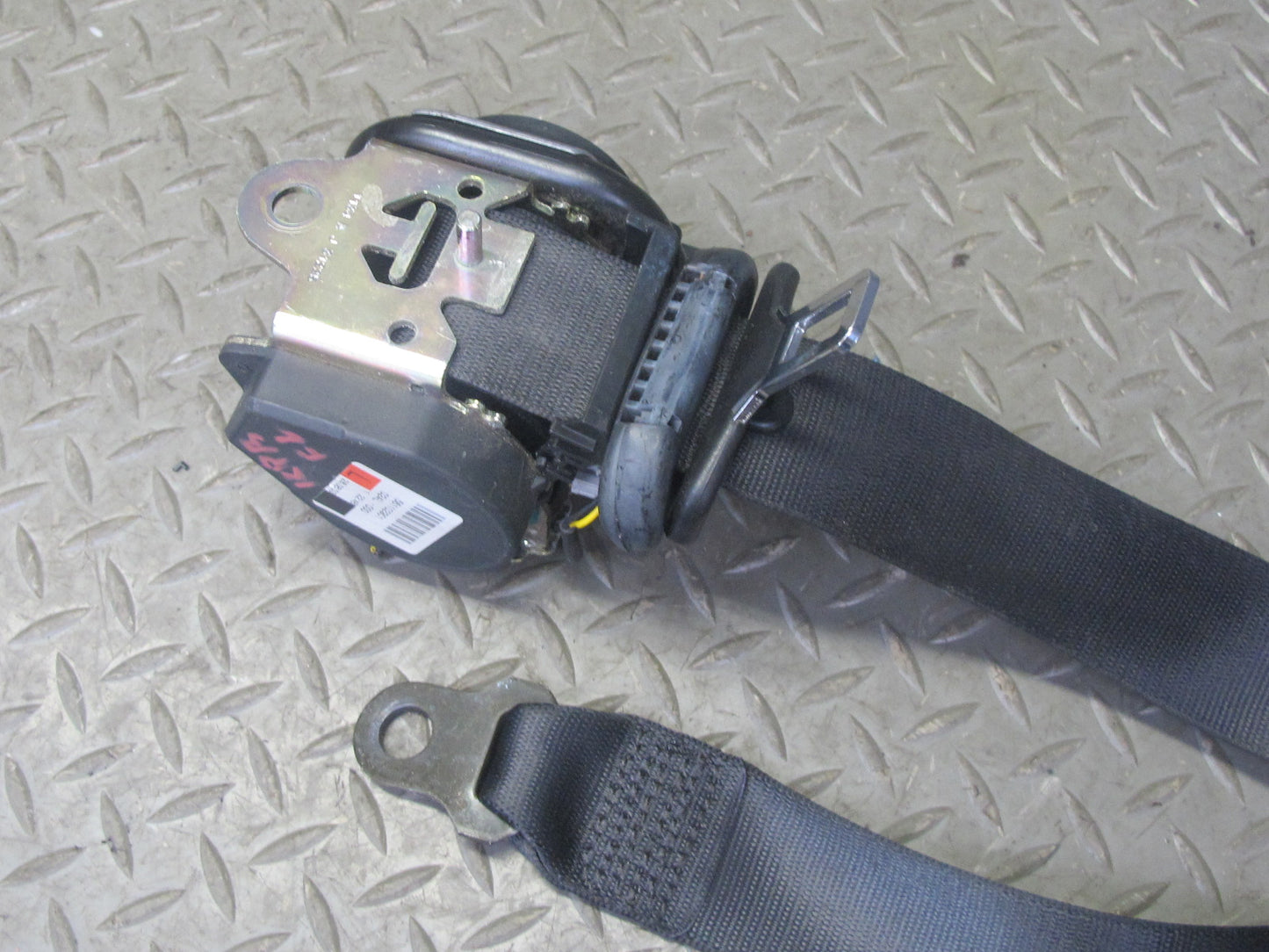 02-04 PORSCHE BOXSTER 986 FRONT LEFT & RIGHT SIDE SEATBELT RETRACTOR SET OEM