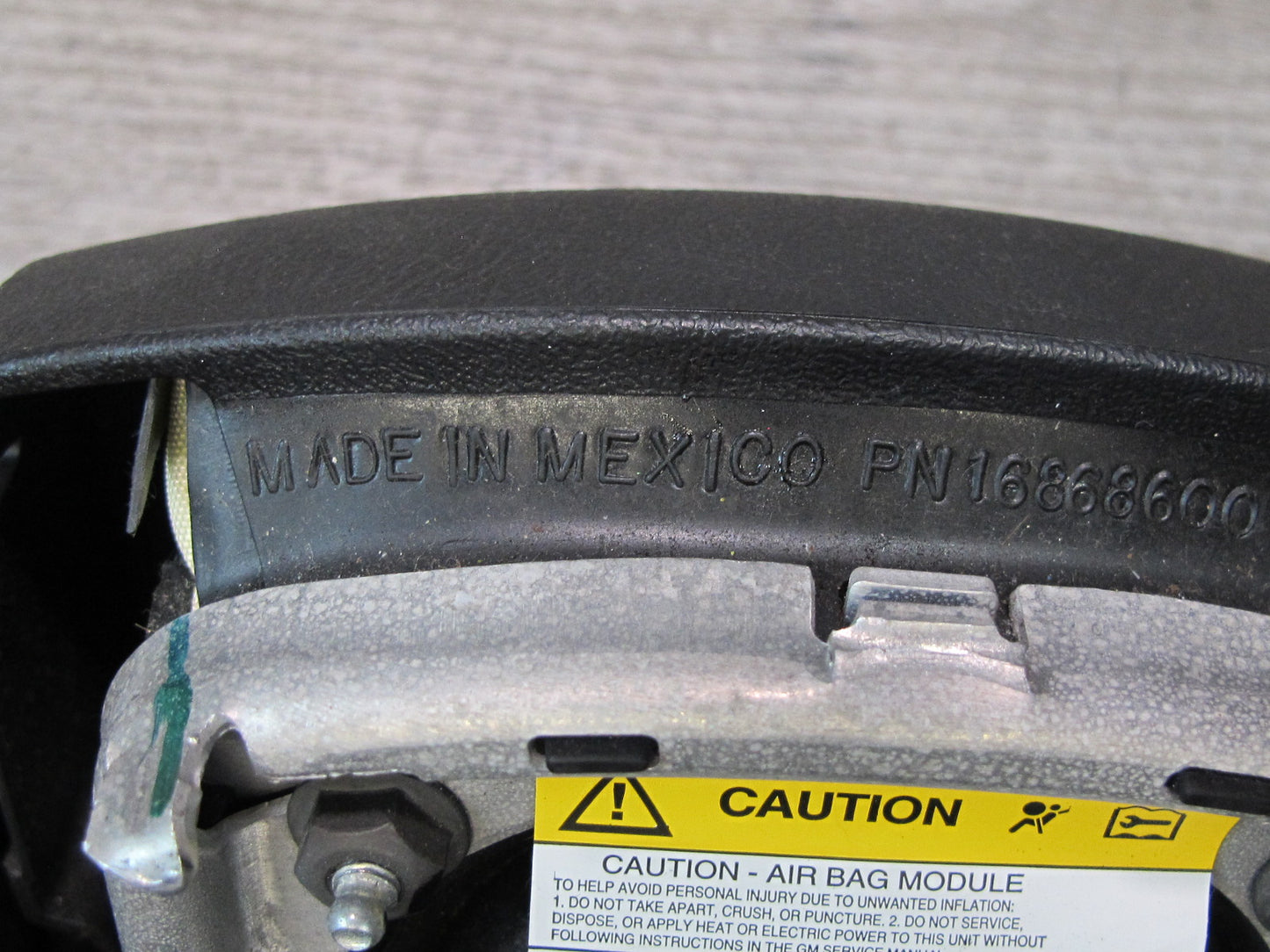 03-07 HUMMER H2 FRONT LEFT DRIVER SIDE STEERING WHEEL SRS AIRBAG OEM
