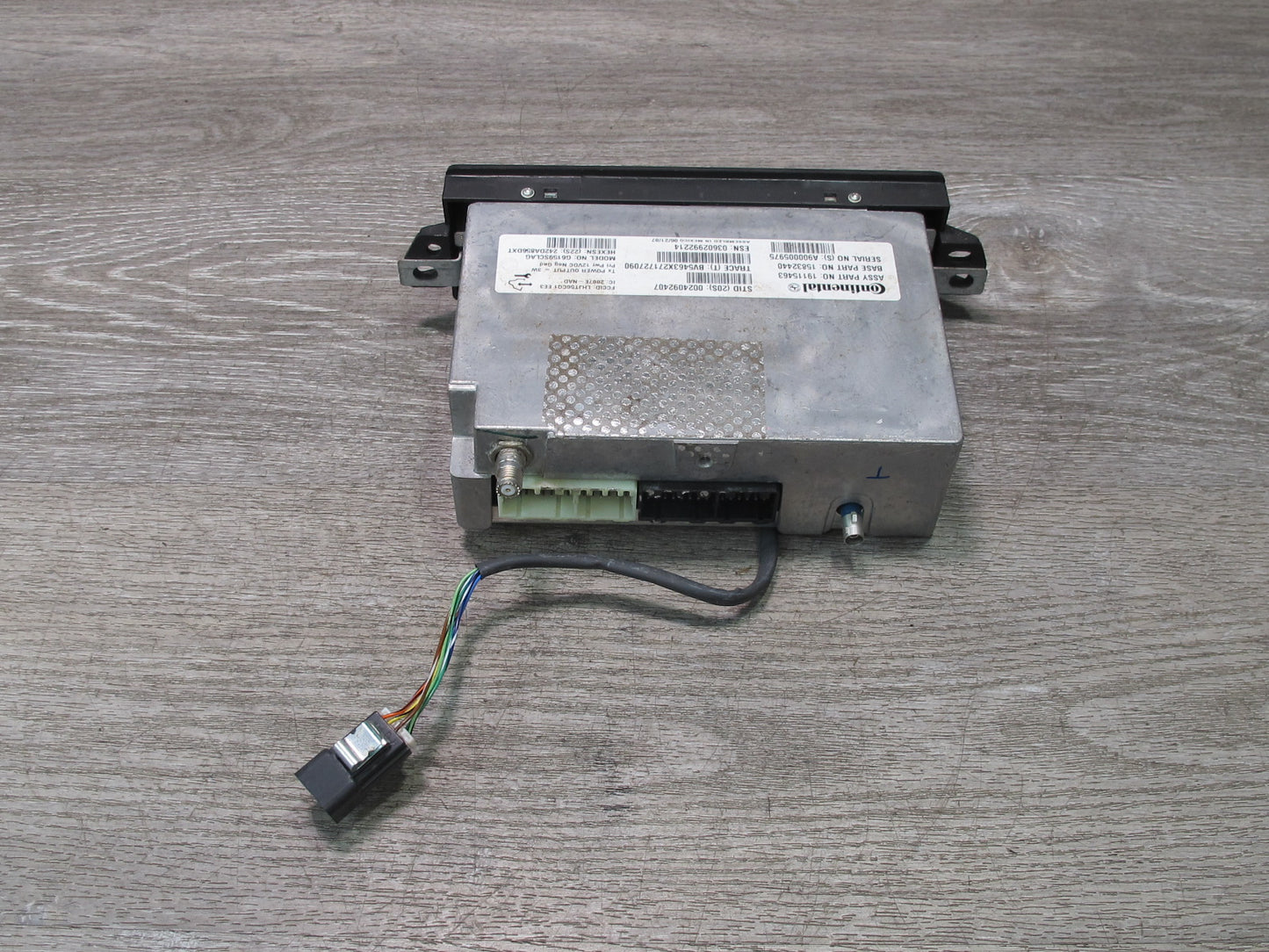 2003-2007 Hummer H2 Front Dashboard Onstar Communication Control Module 19115463
